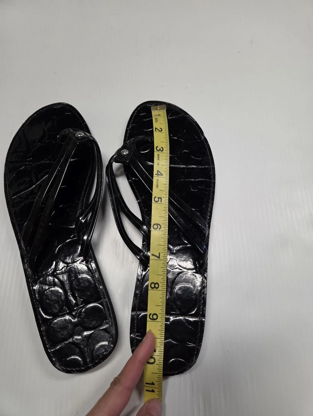 Coach black signature
